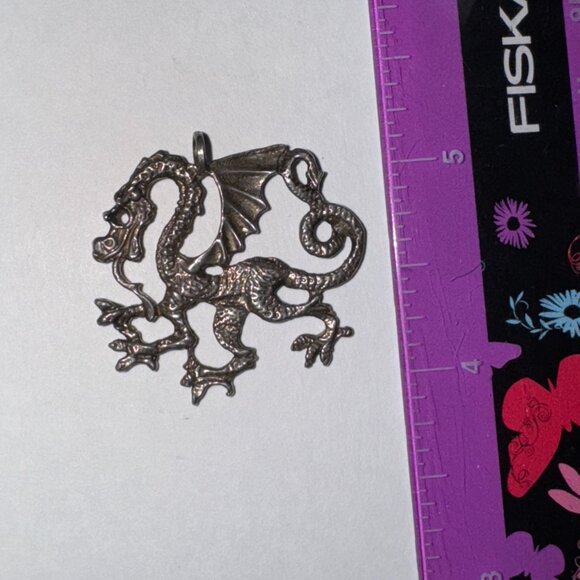 Sterling Silver Asian Dragon Pendant - Picture 15 of 16